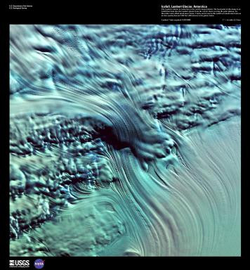 EARTH AS ART (EAA) ICEFALL, LAMBERT GLAC