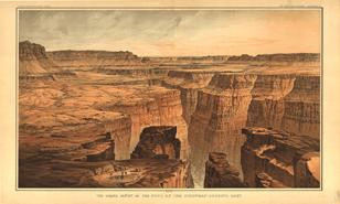 GRAND CANYON AT FOOT OF TOROWEAP, AZ