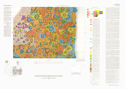 GEOLOGIC MAP KUIPER QUADRANGLE MERCURY