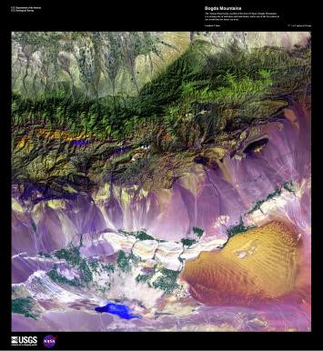 EARTH AS ART 2 (EAA) BOGDA MOUNTAINS