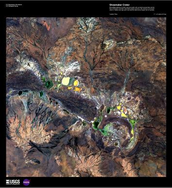 EARTH AS ART 2 (EAA) SHOEMAKER CRATER