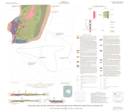 SARATOGA TABLE, AN GEOLOGIC MAP