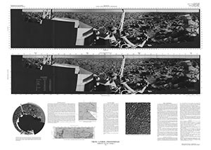 VIKING LANDER 2 PHOTOMOSAIC MORNING SCEN