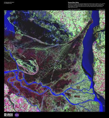 EARTH AS ART (EAA) PARANA RIVER DELTA
